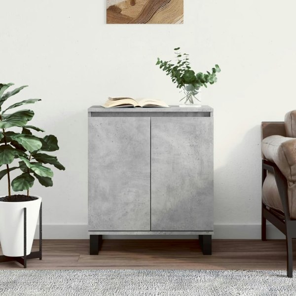 Berkfield Sideboard Concrete Grey 60x35x70 cm Engineered Wood