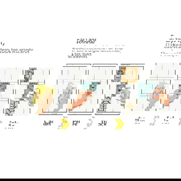 WT1561 - Jama Brown and Blue Moroccan Wall Tile Sticker Set - 15 cm x 15 cm - 24 pcs