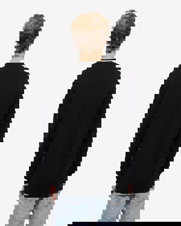 Colorful Standard Mens Classic Organic Crew Neck Sweatshirt - Deep Black