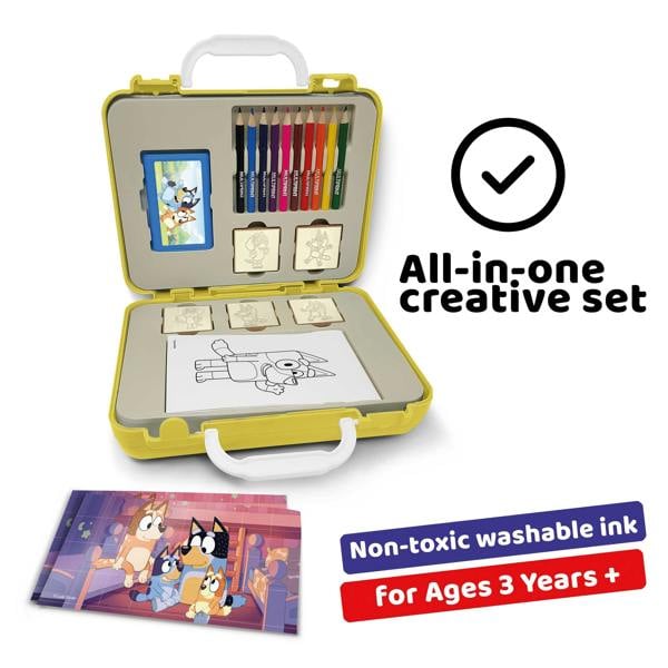 Multiprint Bluey Travel Set by Multiprint – Kids Activity & Craft Set