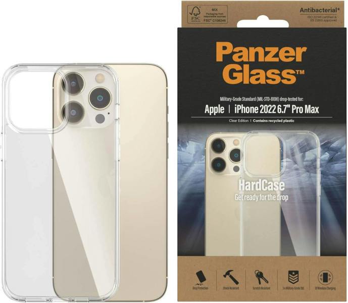 PanzerGlass Panzer Glass Military Grade Standard Hard Case for iphone 14 Pro Max 6.7" Clear - 0404