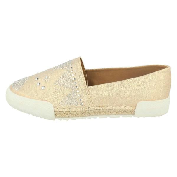 Savannah Ladies Savannah Rope Edge Espadrilles