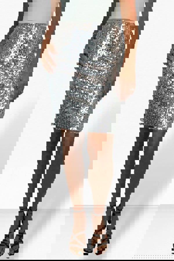 Paulo Due Women's Sequin Mini Skirt