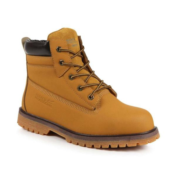 Regatta Professional Mens Nubuck Safety Boots - Honey - 