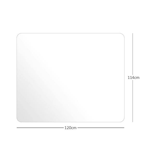 Nicoman Chair Mat for Hard Floors - Transparent