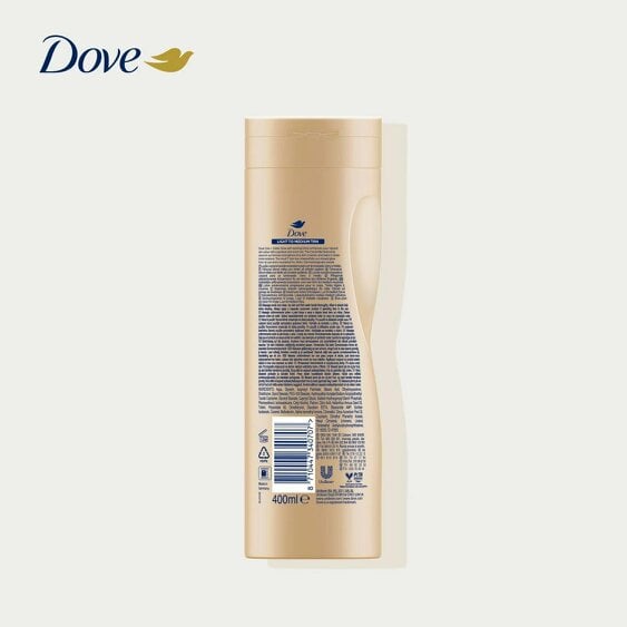 Dove Visible Glow Self-Tan Lotion Nourishing Care For Light to Medium Skin 400ml