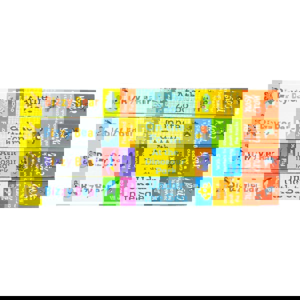 Bizzy Bear Find & Follow Series 4 Books Set (At The Zoo, On The Farm, At The Dinosaur Park, Under The Sea)