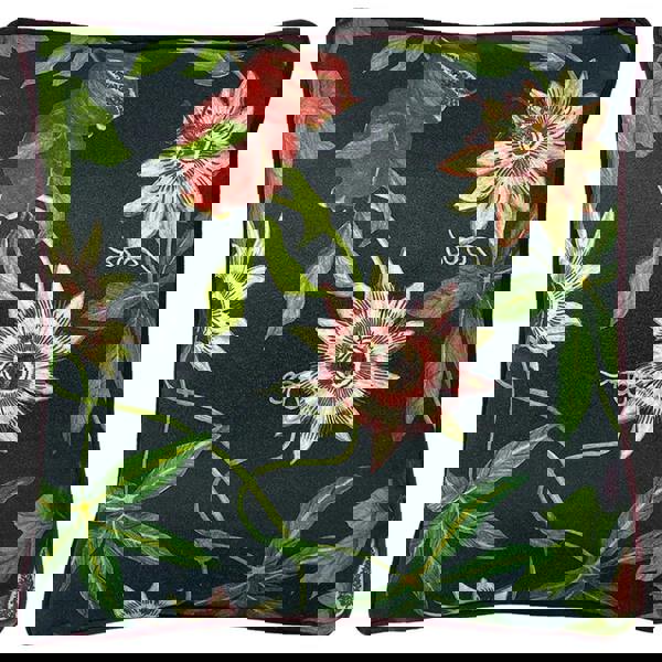 Paoletti Figaro Floral Cushion Cover - Green