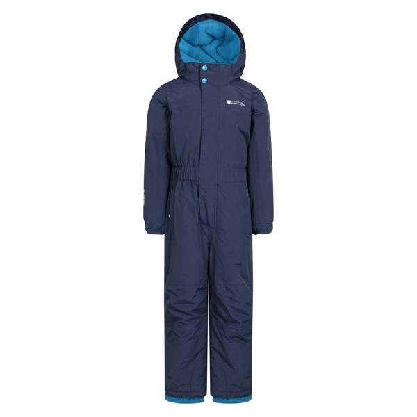 Mountain Warehouse Childrens/Kids Cloud All In One Waterproof Snowsuit - Navy - 