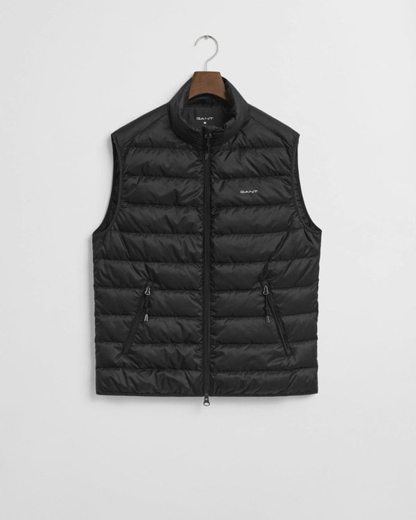 GANT Mens Light Down Padded Gilet - 5 Black