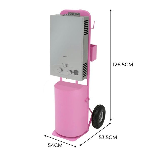 Monstershop Deluxe Portable Horse Shower - Pink