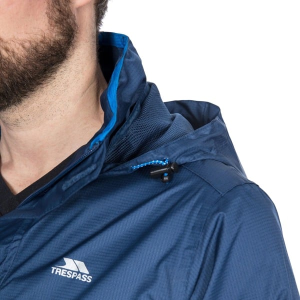 Trespass Men's Fraser II Waterproof Jacket - Navy Tone