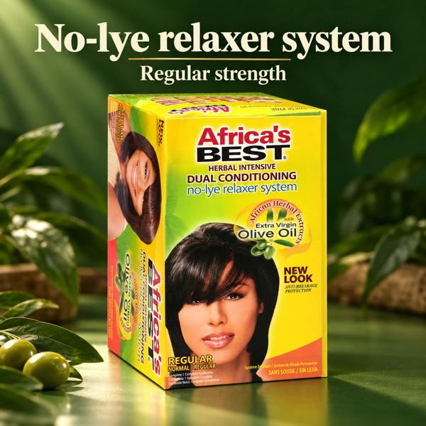 Africa's Best No-Lye Hair Relaxer Kit Regular