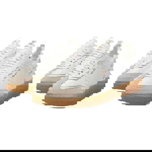 Boss Mens Brandon Suede Trainers - White