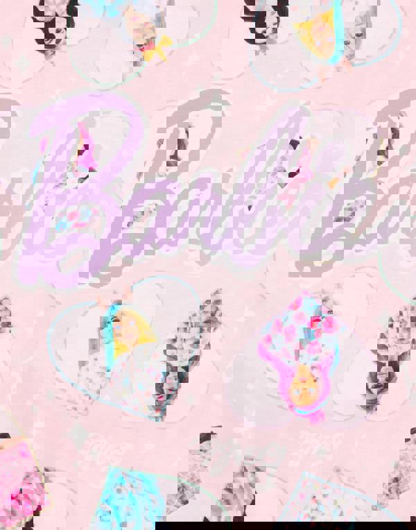 Barbie Girls Pink Short Sleeve Nightdress