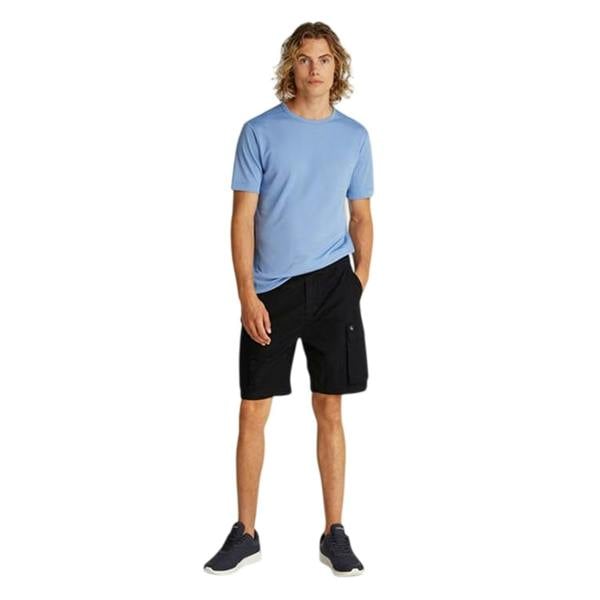 Calvin Klein Mens Cargo Shorts - Black - 