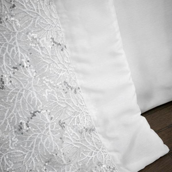 Rouen White Quilted Runner 50x220cm