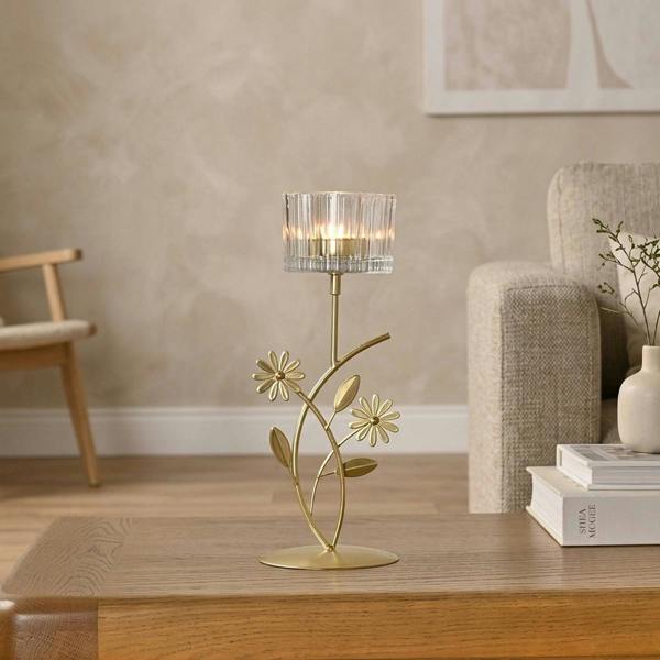 Garden Greatness Maison Floral Single Candle Holder