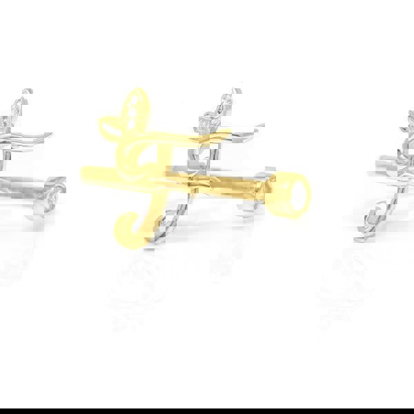 Say It With Adjustable Winged Initial Ring - Yellow Gold Plated