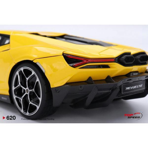 MCSlots Lamborghini Revuelto Giallo 1:18 Scale Topspeed TS0620