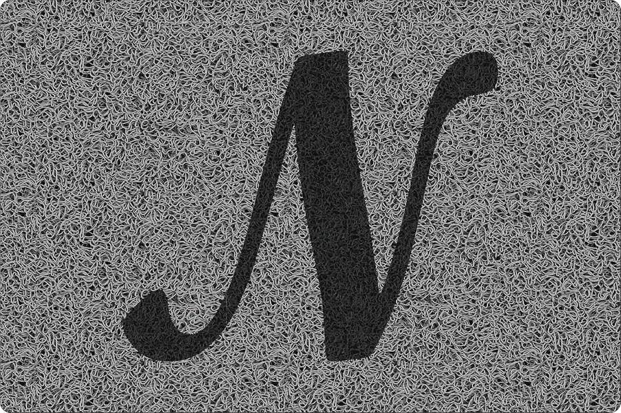 Nicoman Personalised Monogrammed Initial Letter Doormat 60 x 40cm