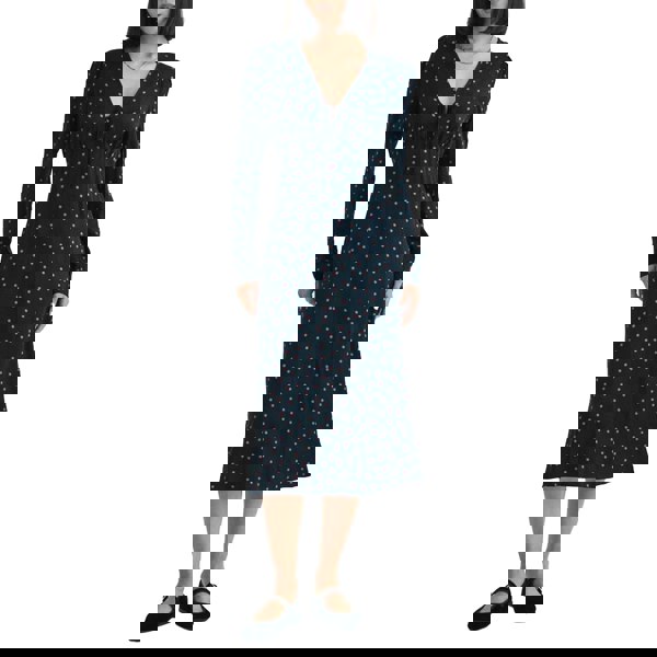 Nobody's Child Women's Lily Long-Sleeved Midi Dress - Black