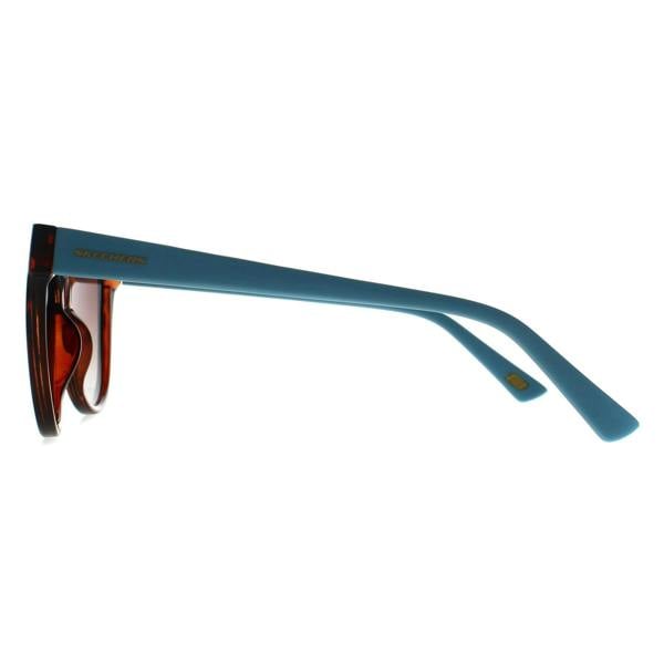 Skechers Sunglasses SE6104 52H Havana Light Blue Brown Gradient Polarized