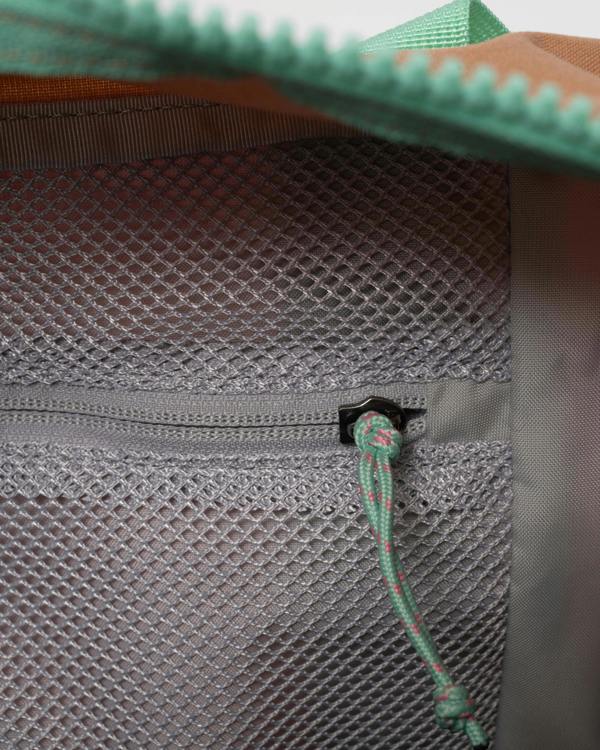 Fjallraven Vardag 33L Unisex Duffel Bag in Poppy Pink/Khaki Dust 354-228