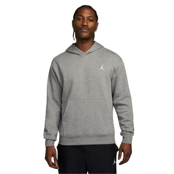 Nike Mens Air Jordan Essential Fleece Pullover Hoodie - Carbon/White - 