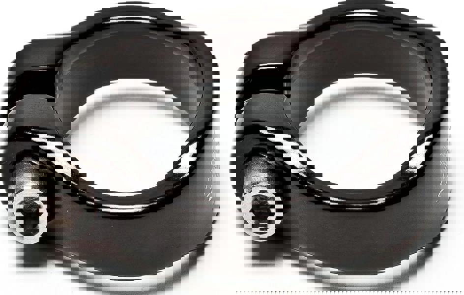 Awe 6061 Alloy Lightweight Seat Clamp & Bolt 31.8mm Diameter Black