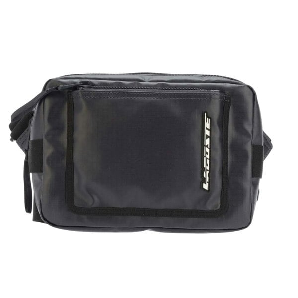 Lacoste Contrast Detail Zipped Satchel - Black
