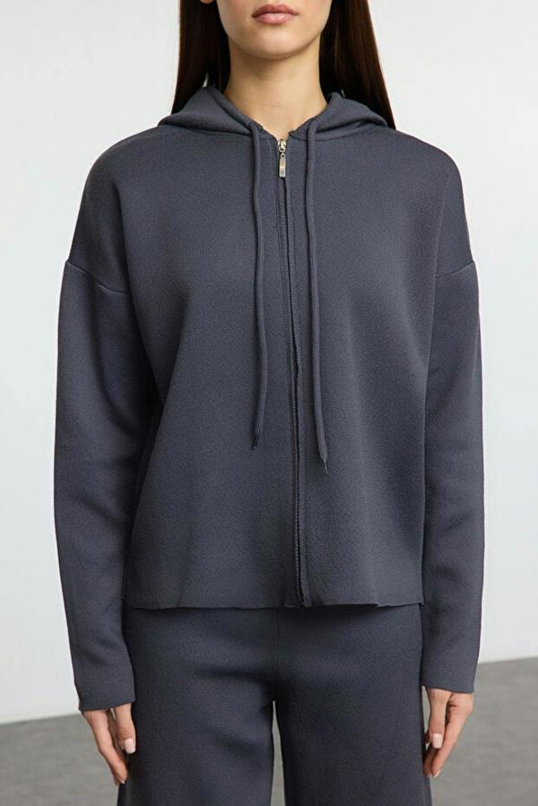 WOVCOR 2-Piece Hooded Knit Top & Pants Set