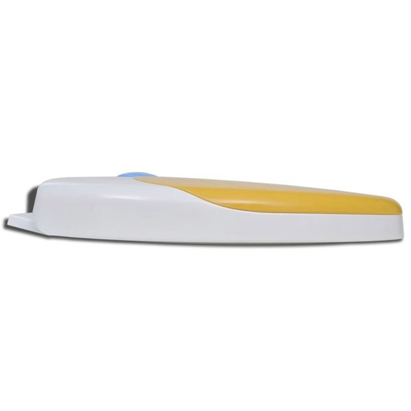 Berkfield White & Yellow Soft-close Toilet Seat Adults/Children