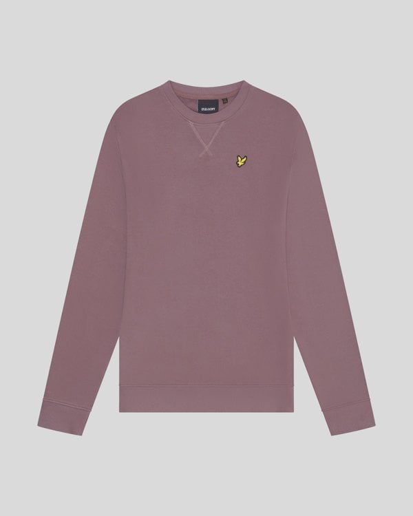 Lyle & Scott Crew Neck Sweatshirt Jumper - Highland Mauve