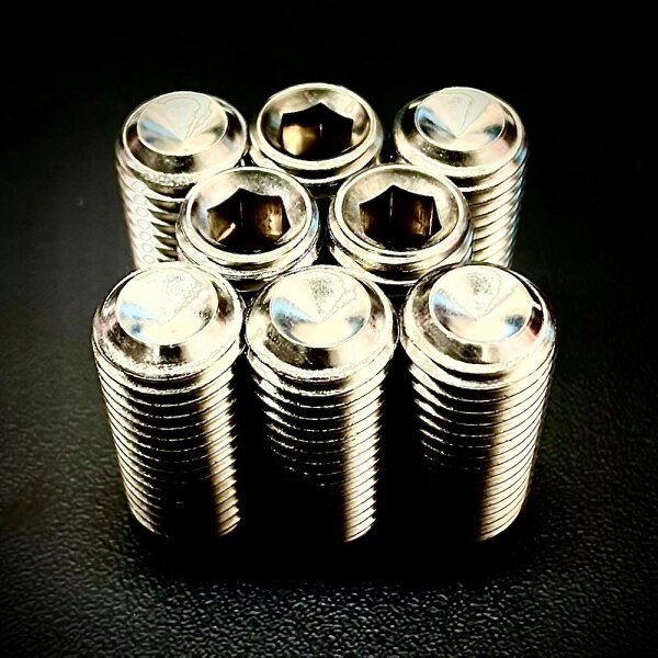 Fixaball M16 Grub Socket Set Screw Cup End A2 Stainless