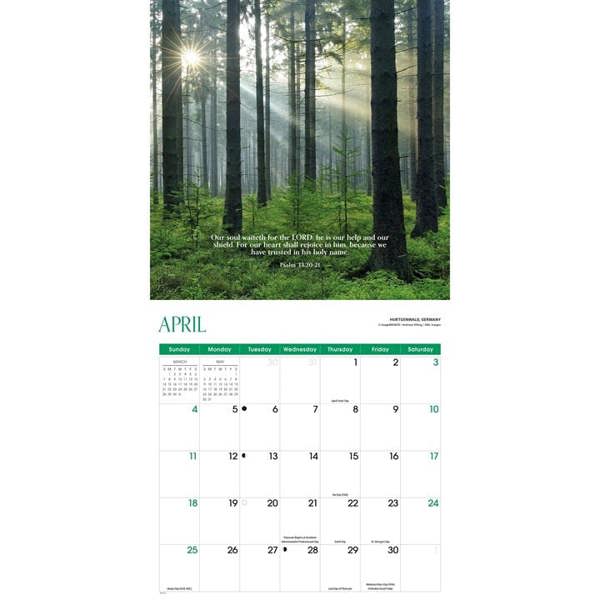 Religion Psalms Calendar 2027, Wall Calendars, Month To View, Lifestyle, Gift