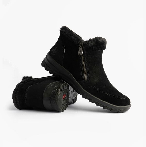 Rieker L7188-00 Womens Boots Black