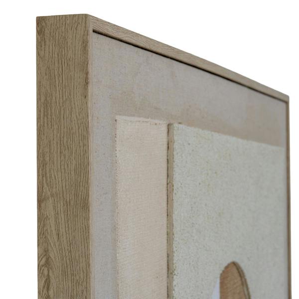 Portina Linen Textured Canvas in Frame