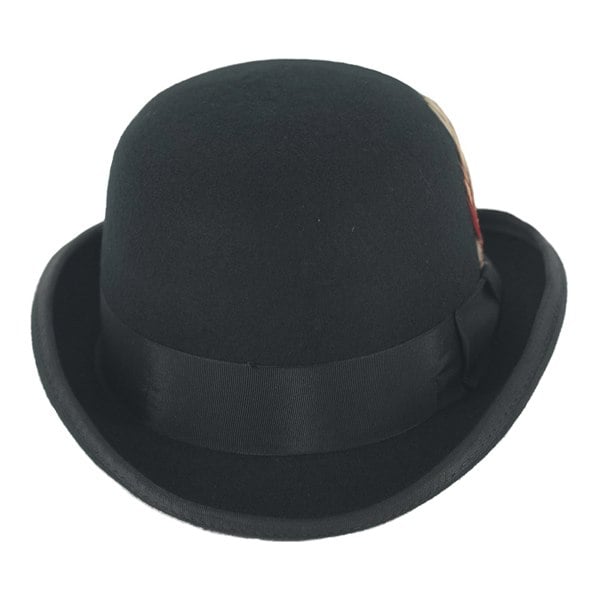 Gamble & Gunn Black Wool Bowler Hat Gamble & Gunn