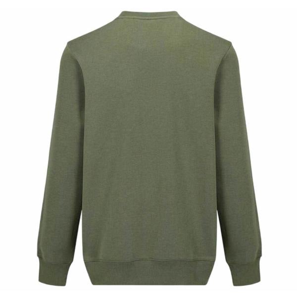 Slazenger Mens Fleece Crew Neck Sweatshirt - Khaki - 