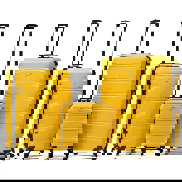 Flight Knight 45x36x20cm Cabin Case with Medium and Large Size Check-in Hold Luggage