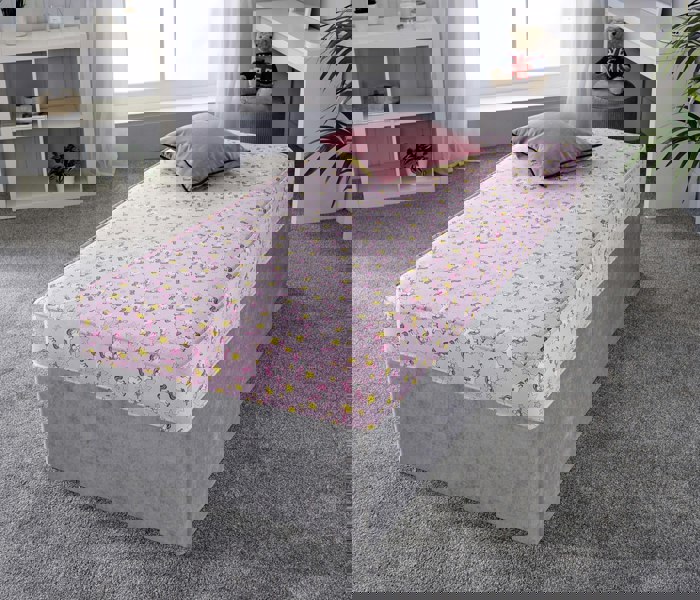 Starlight Beds Kids Range Pink Unicorn Mattress - 6.5" Deep, Soft Quilted Sleep Surface