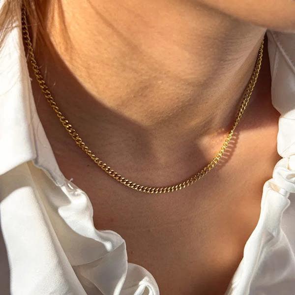 Elk & Bloom Dainty Chain 14K Gold Choker Necklace