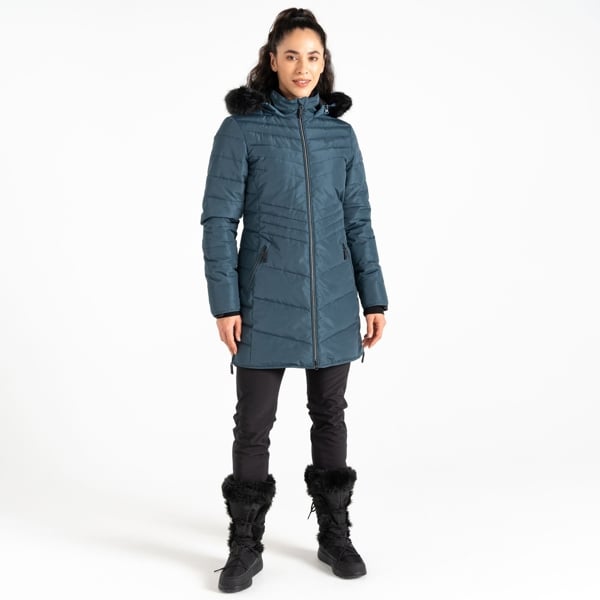 Dare 2B Women's Striking IV Mid Length Padded Jacket - Orion Grey