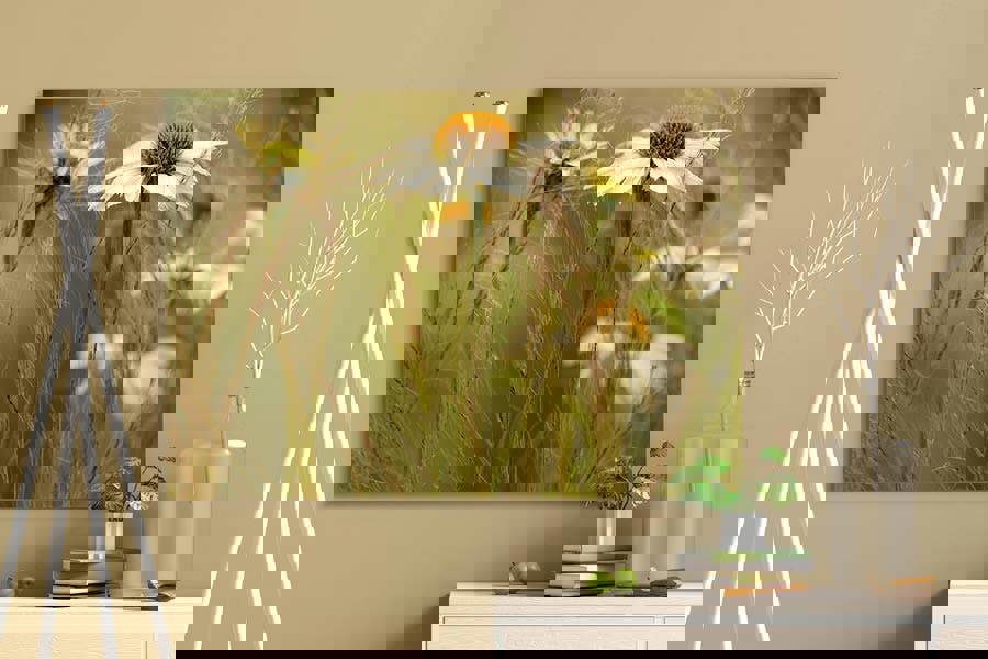 Summer wild flower meadow art print