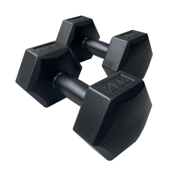 HXGN 12kg Hex Dumbbell Set