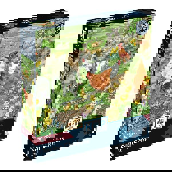 The House of Puzzles Spring Chickens BIG 500 Piece Jigsaw Puzzle