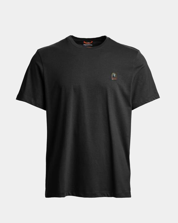 Parajumpers Mens Patch T-Shirt - Black 541, front