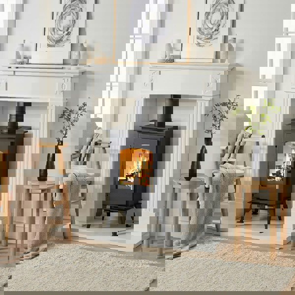 Freestanding 5KW High Efficiency Wood Burning Stove Fireplace Living and Home 