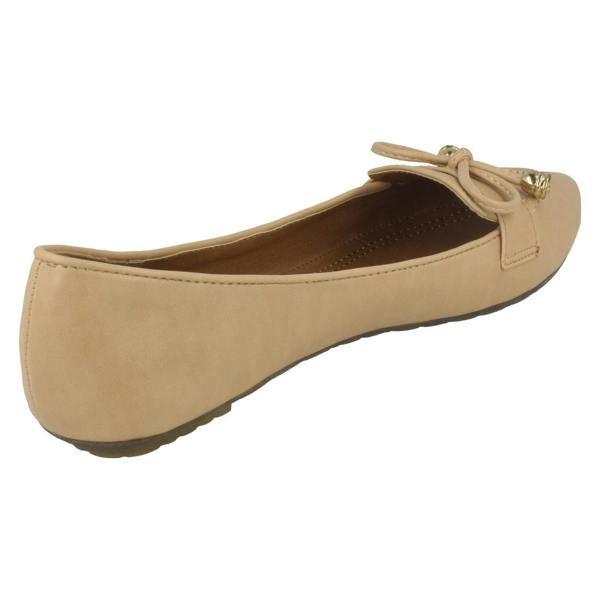 Spot On Ladies Spot On Smart Ballet Flat